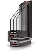 Wiśniowski Okno PVC DEVELO z niskim progiem