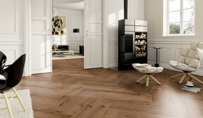 Ter Hurne Soya 1 - Luksusowe podłogi winylowe Perform Dąb Washington jodełka 743 x 145 x 6