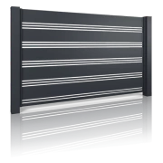 Wiśniowski Ogrodzenia aluminiowe MODERN AW.AL.105