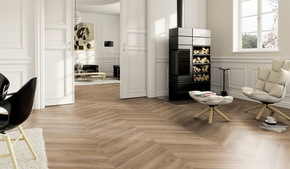 Ter Hurne Soya 1 - Luksusowe podłogi winylowe Pro Dąb Malaga Chevron 665.4 x 152.4 x 2.5