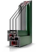 Wiśniowski Okno PVC DEVELO z nakładką aluminiową