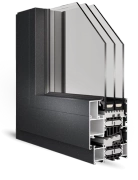 Wiśniowski Okno aluminiowe FUTURO Genesis 75